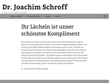 Tablet Screenshot of dr-schroff.de